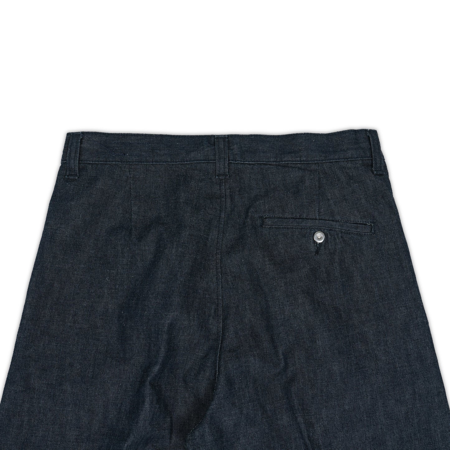 One tuck denim pants