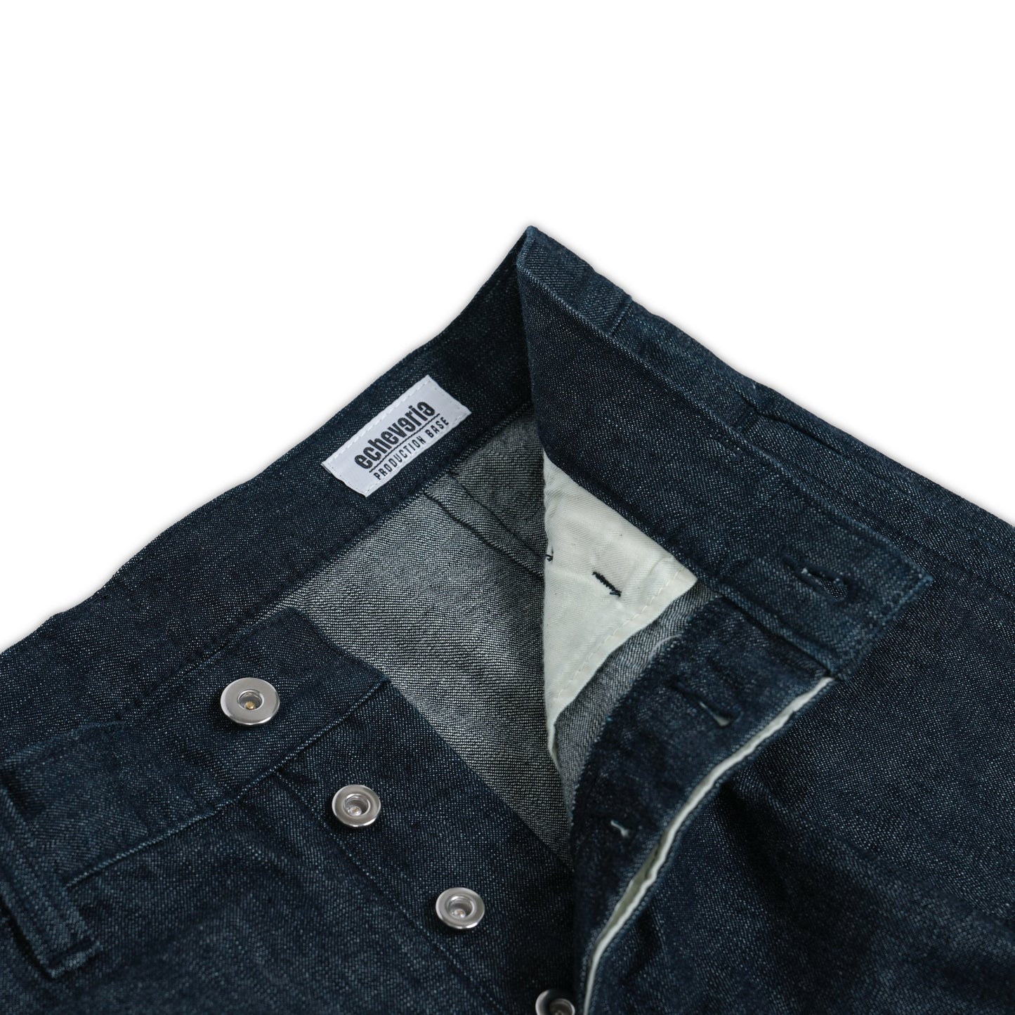 One tuck denim pants