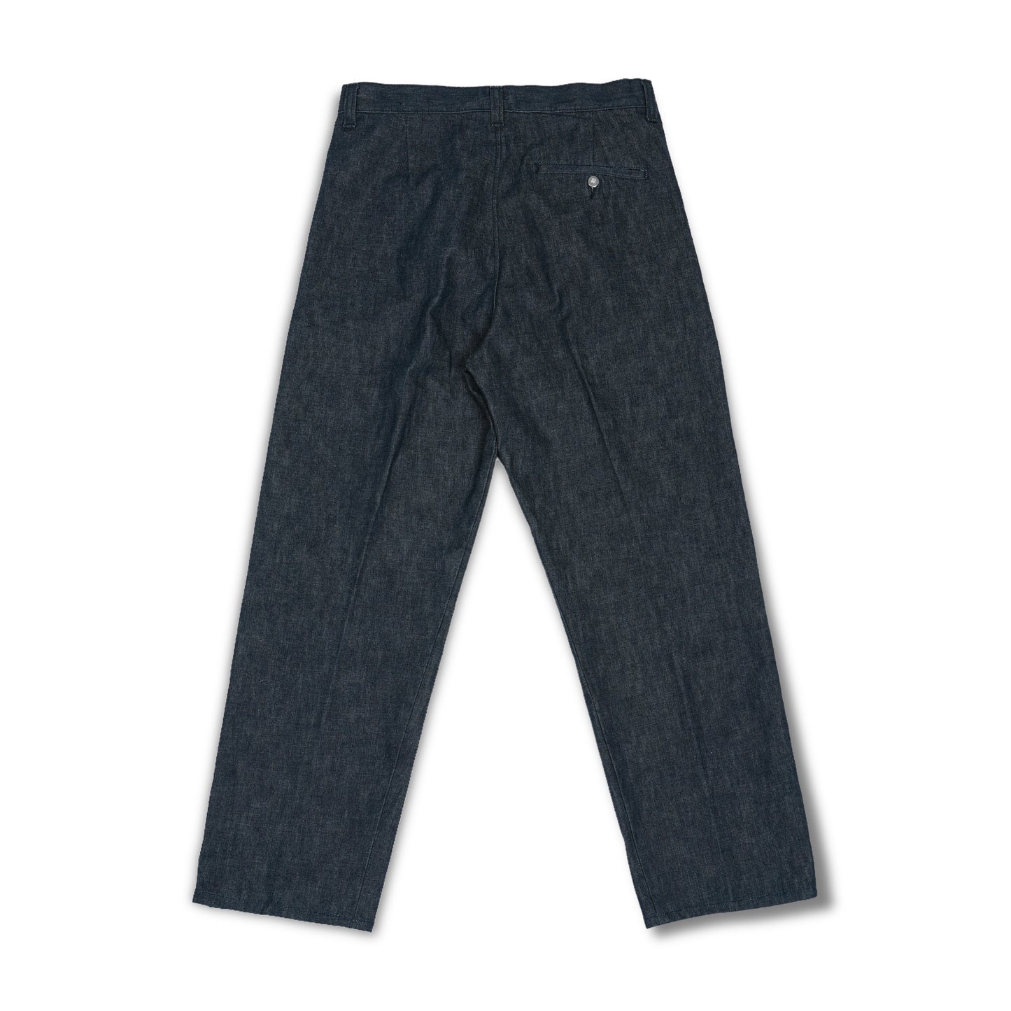 One tuck denim pants