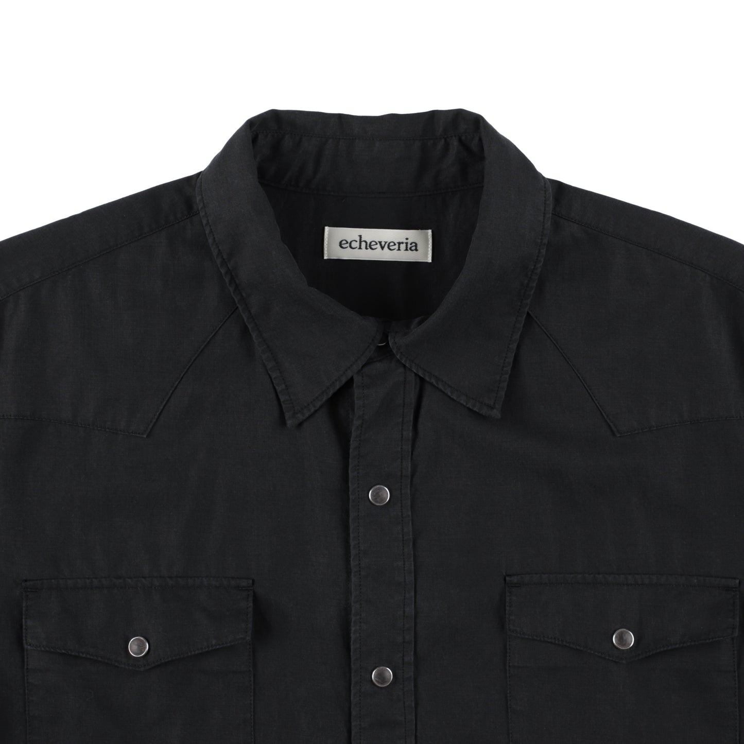 Washed Lyocell Western Shirt