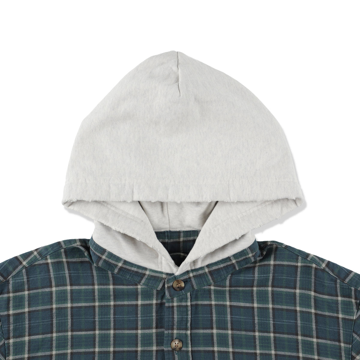 Hooded Check Shirt Jacket