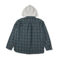 Hooded Check Shirt Jacket
