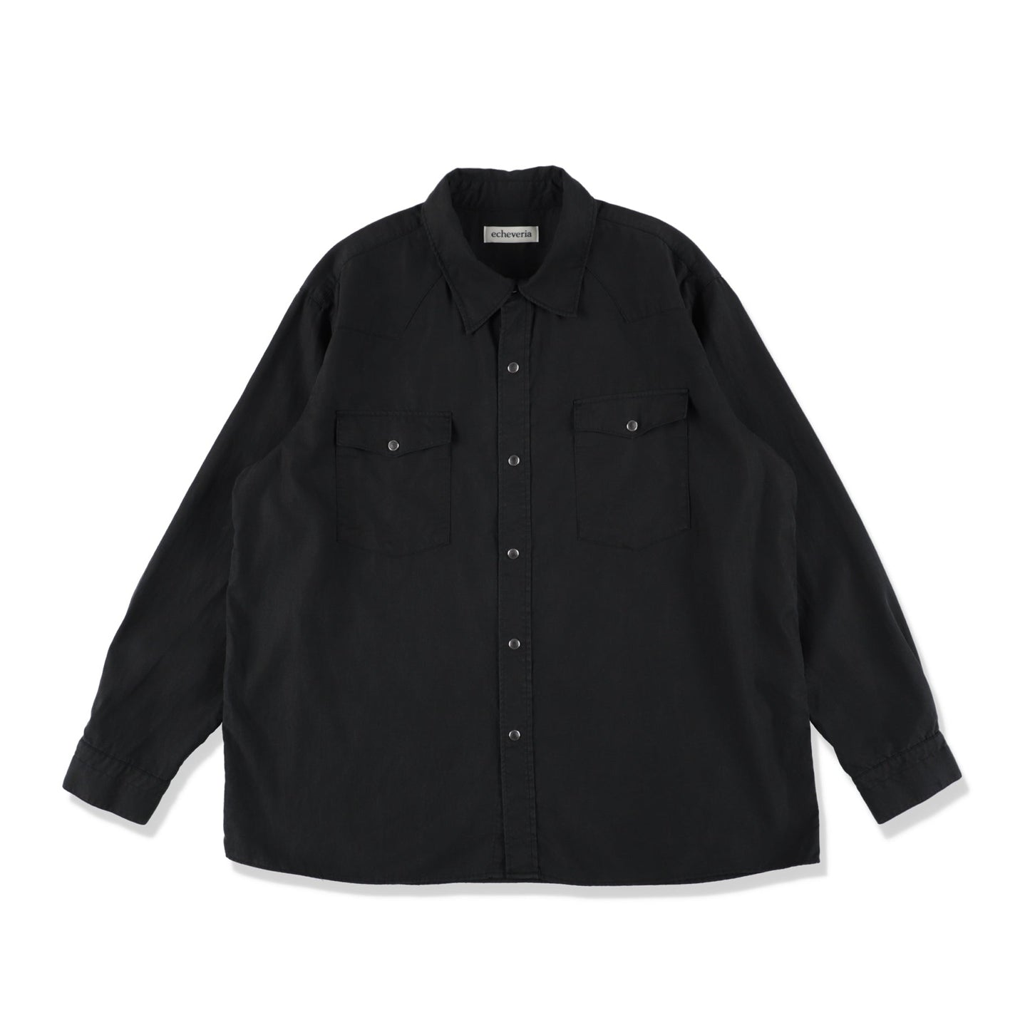 Washed Lyocell Western Shirt