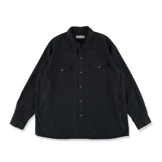 Washed Lyocell Western Shirt