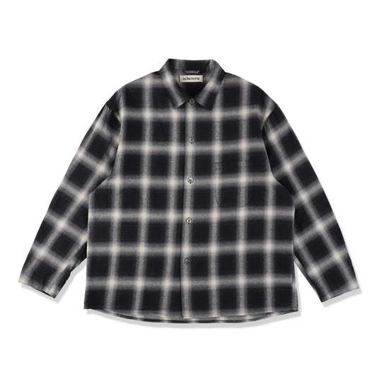 Back Gather Check Shirt