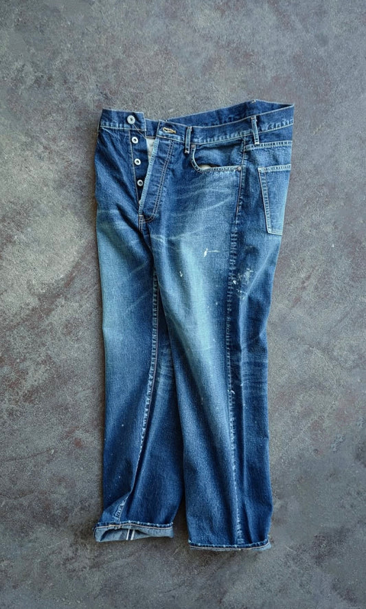 Splashed Denim pant
